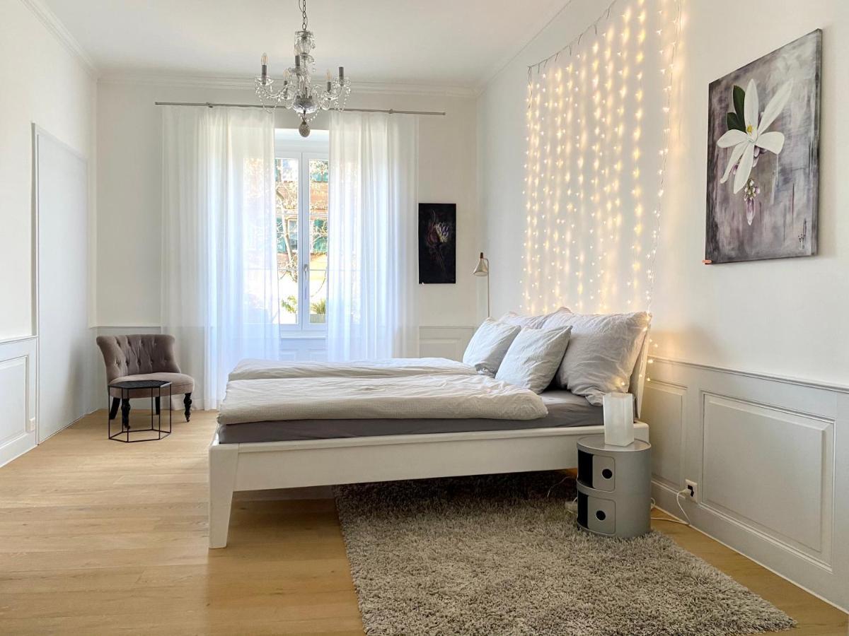 Beautiful Studio In A Villa From 18Th Century Thun Exterior foto